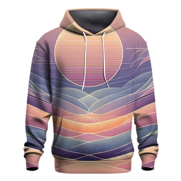Lavender Sunset Glow Hoodie