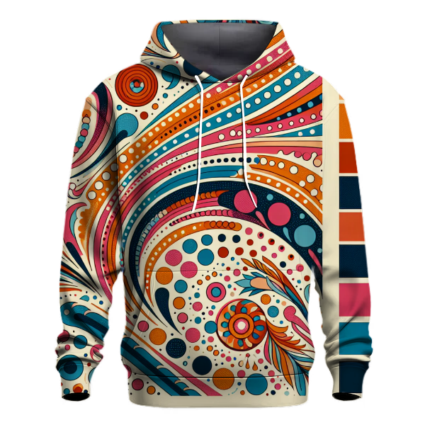 Funky Dots and Swirls Hoodie