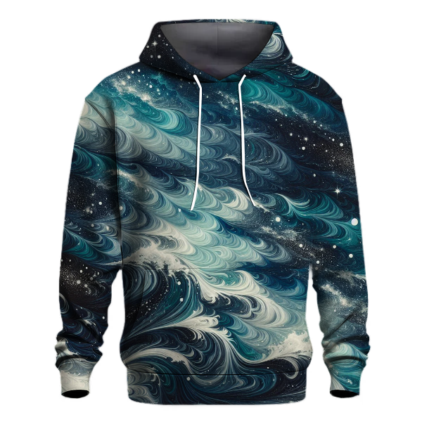 Starlit Voyage Tie-dye Design Hoodie