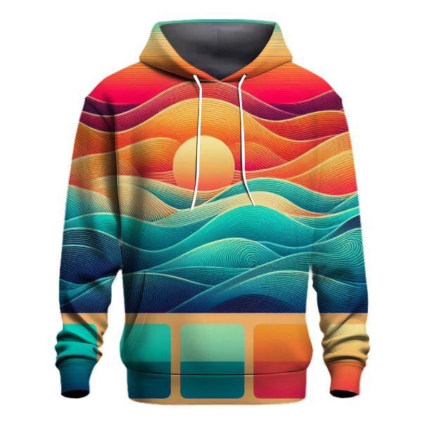 Tropical Twilight Swirl Hoodie