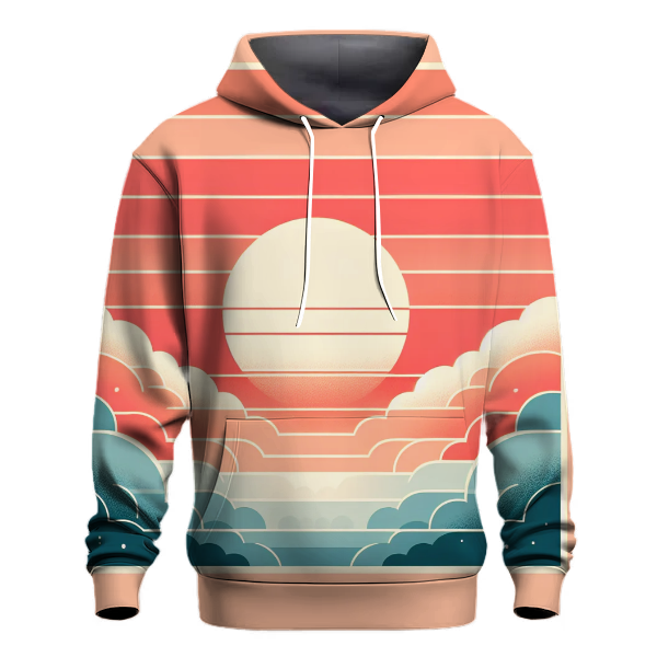 Sunrise Coral Breeze Hoodie