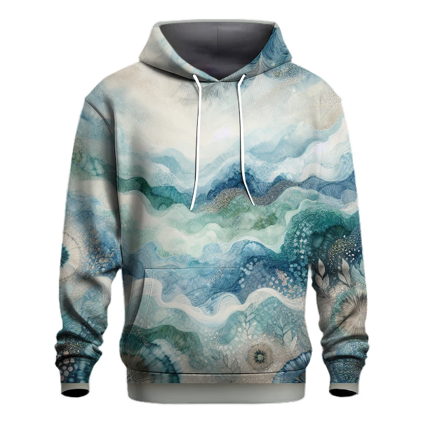 Mystic Waters Tie-Dye Design Hoodie