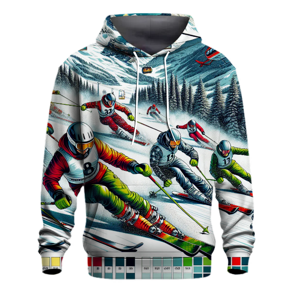 Skiing Alpine Dreams Hoodie