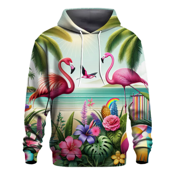 Retro Tropical Vibes Hoodie