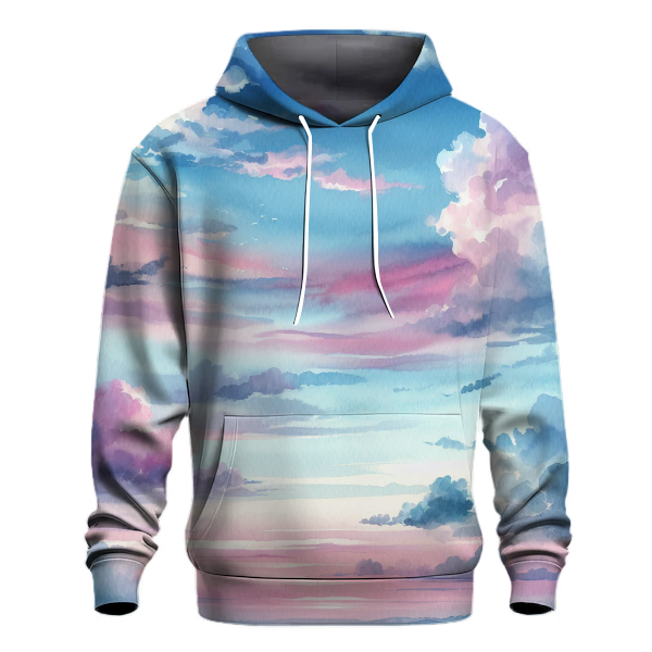 Dreamy Watercolor Skies Hoodie