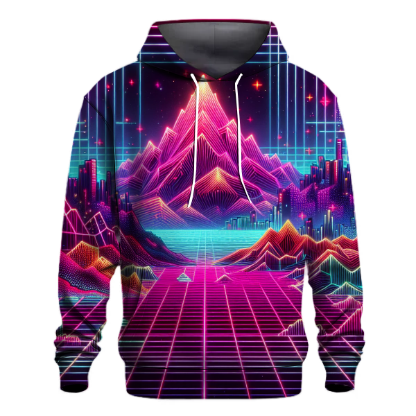 Synthwave Scape Design Hoodie