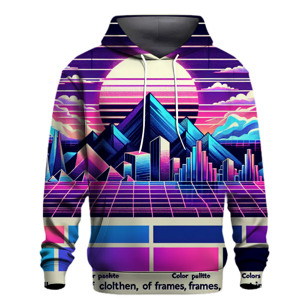 Vibrant Synthwave Dreams Hoodie