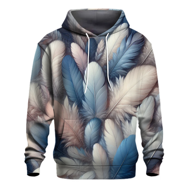 Elegant Feathered Dreams Hoodie