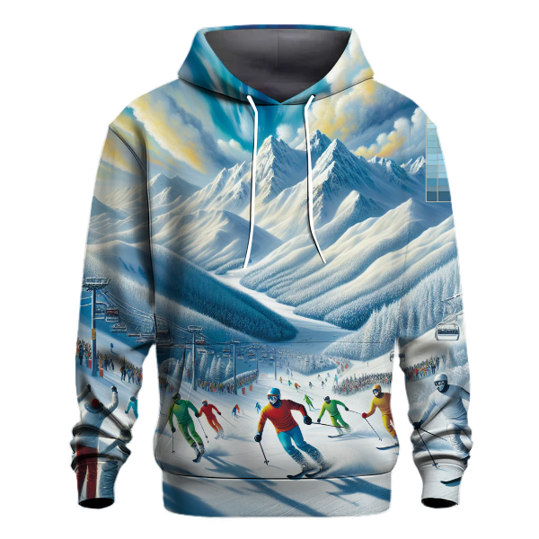 Ski and Snowboard Thrills Hoodie
