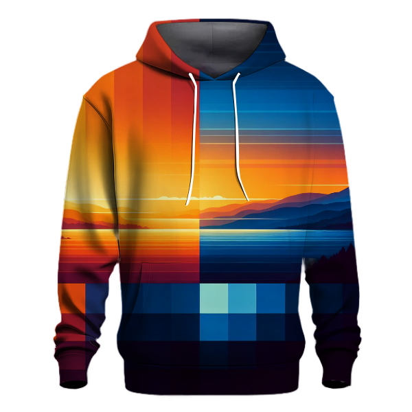 Amber and Sapphire Horizon Hoodie