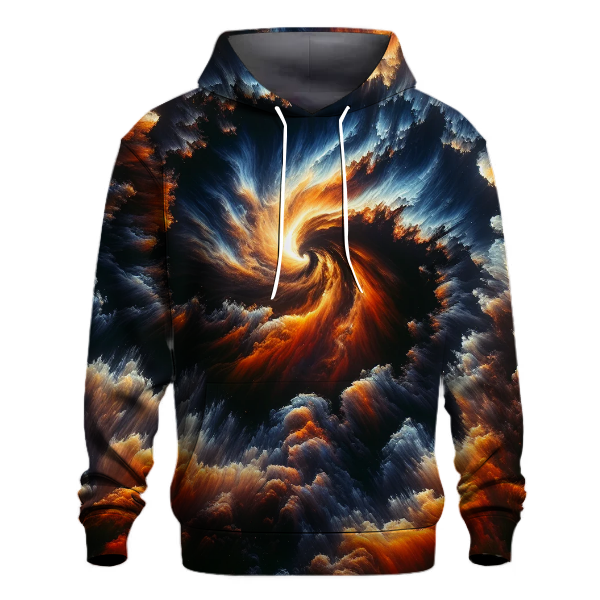 Celestial Eclipse Tie-dye Design Hoodie