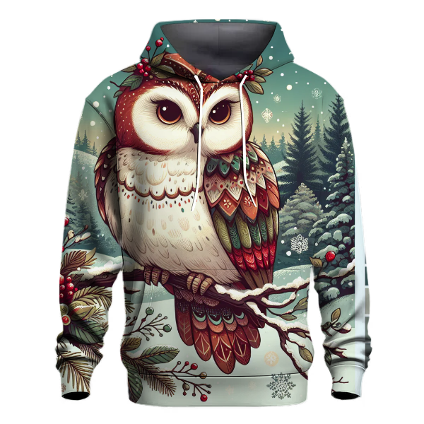 Holiday Spirit Owl Hoodie