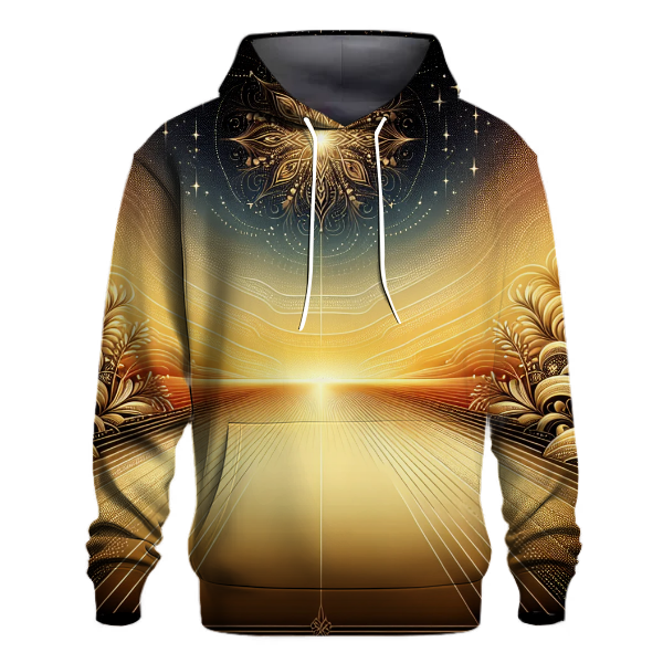 Golden Twilight Gradient Hoodie