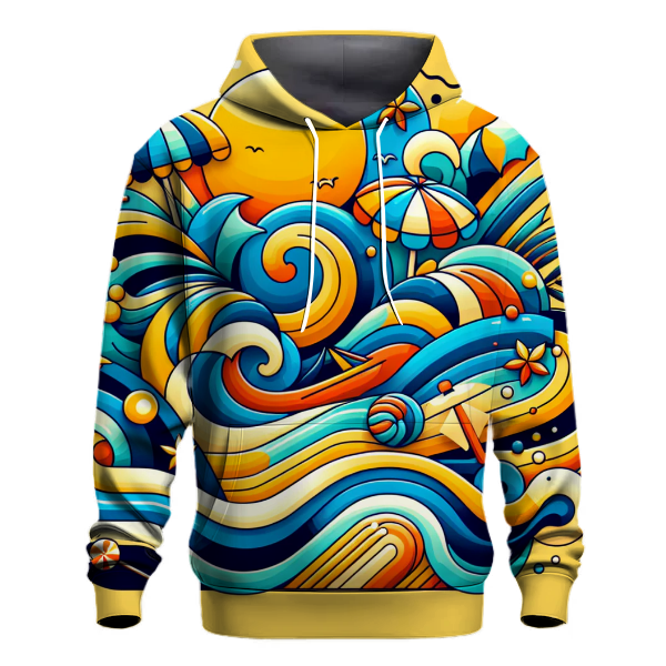 Vivid Beach Days Hoodie