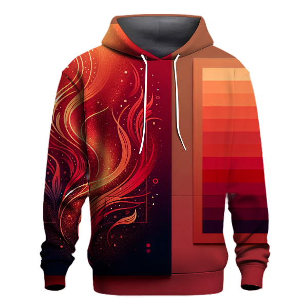 Burning Ember Gradient Hoodie