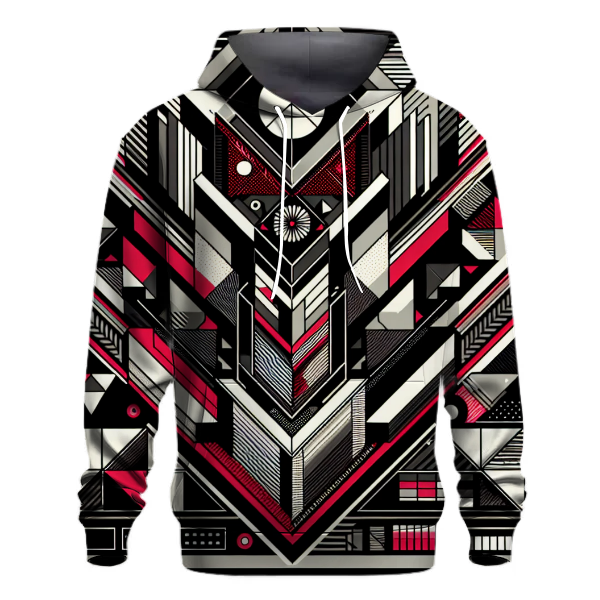 Techno Geometric Fusion Hoodie