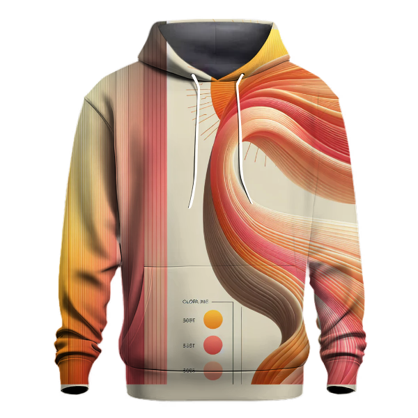 Summer Sunrise Splash Hoodie