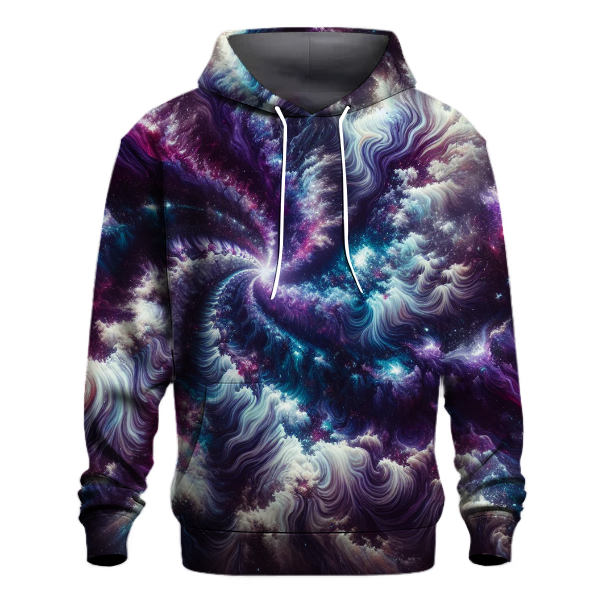 Cosmic Stardust Swirl Hoodie