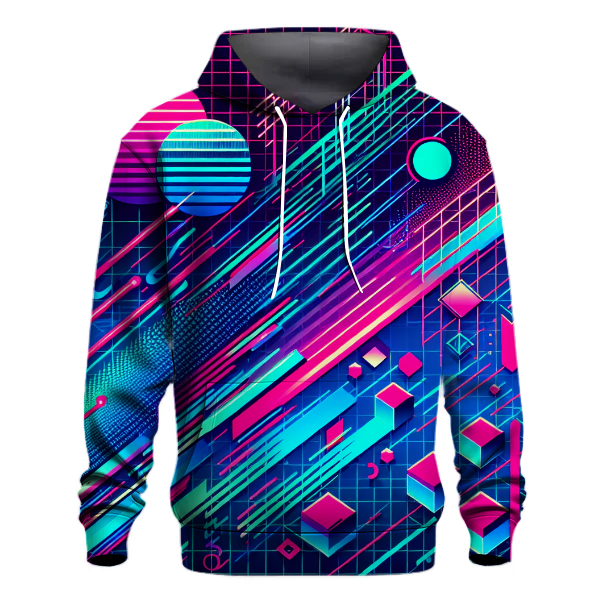 Retro Electric Dreams Hoodie
