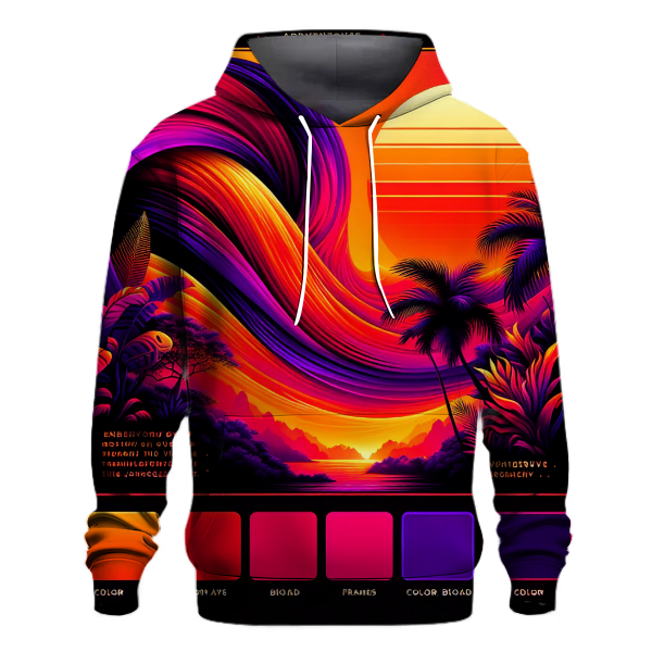 Fiery Jungle Sunset Hoodie