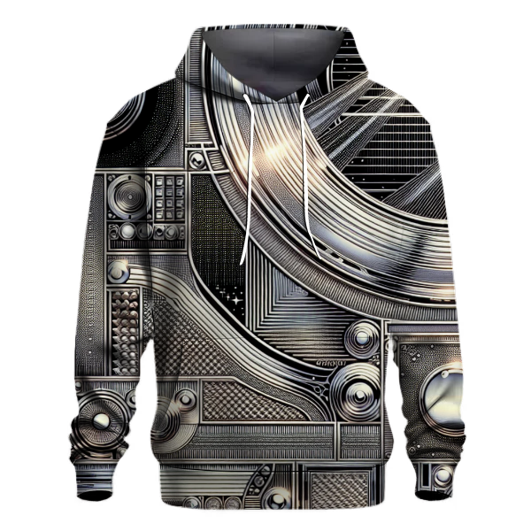 Retro Futurism Fusion Hoodie