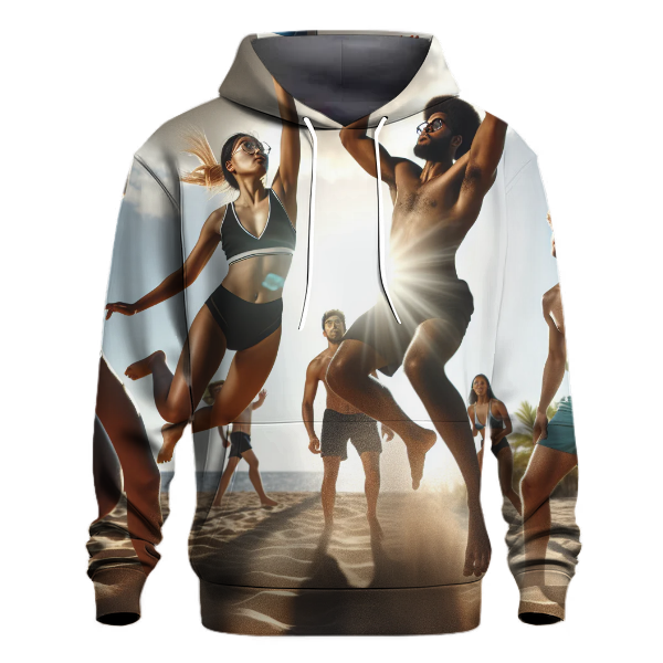 Volleyball Spike Excitement Hoodie