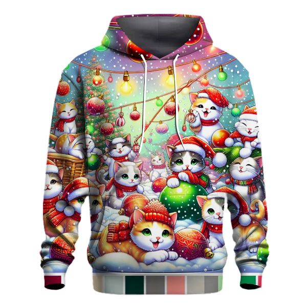 Cozy Christmas Cats Hoodie
