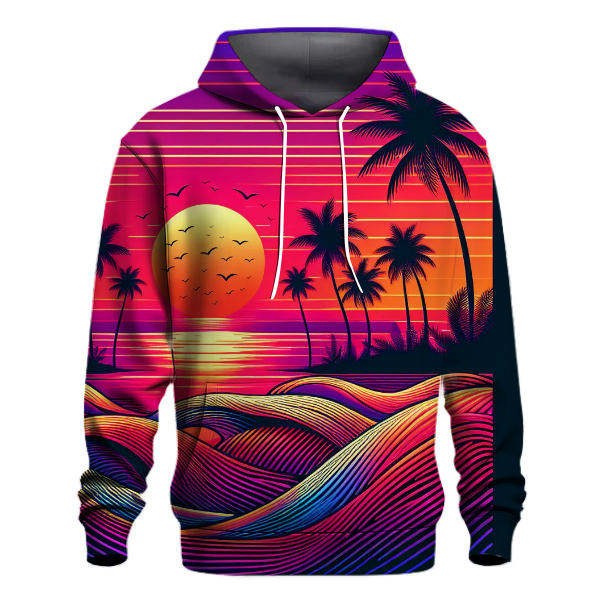 Tropical Sunset Delight Hoodie