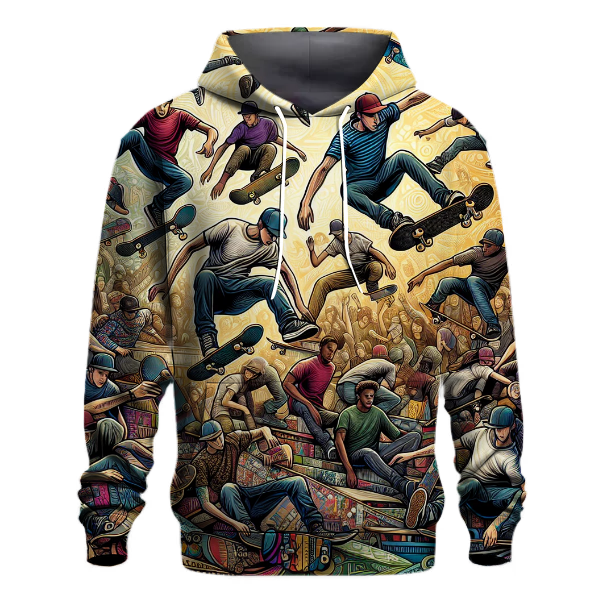 Retro Skate Park Vibes Hoodie