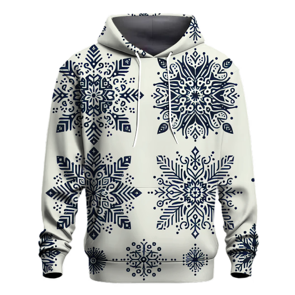 Nordic Snowflake Charm Hoodie