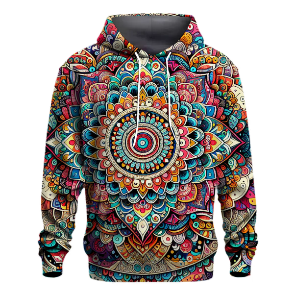 Colorful Bohemian Patterns Hoodie