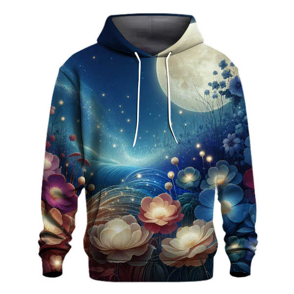 Luminous Floral Wonderland Hoodie