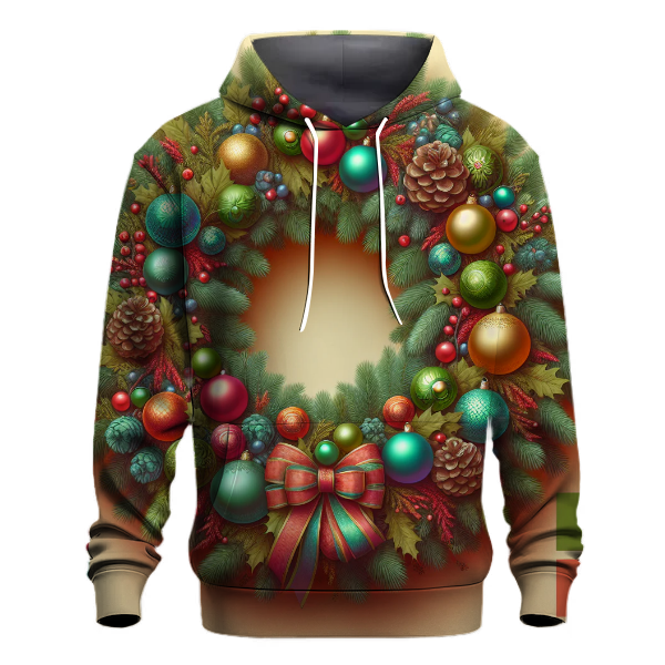Charming Holiday Wreath Hoodie