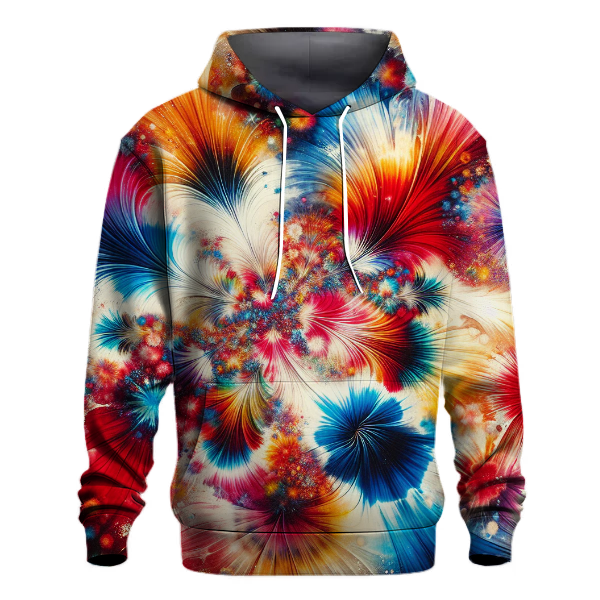 Radiant Fireworks Burst Hoodie