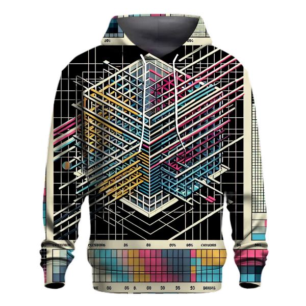 Retro Grid Escape Hoodie