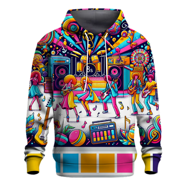 Retro Music Festival Fever Hoodie
