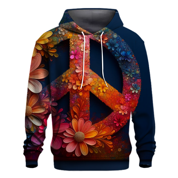 Classic 70s Peace Hoodie