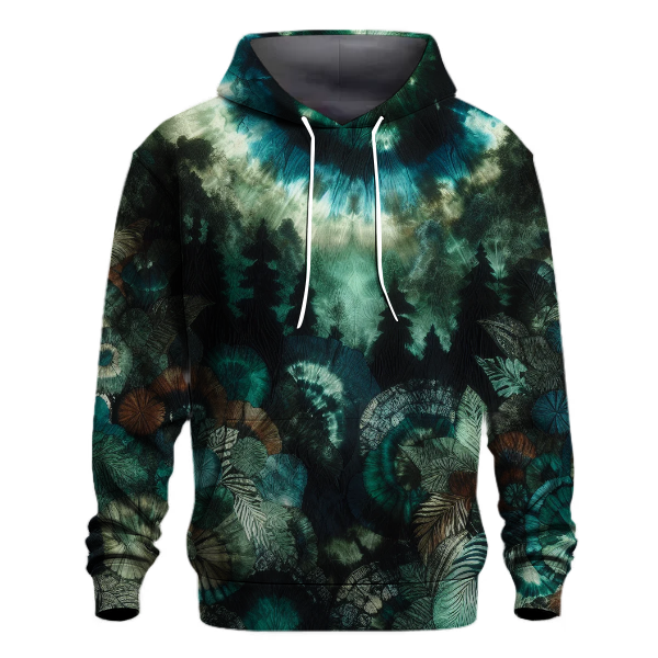 Midnight Jungle Tie-Dye Hoodie