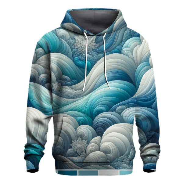 Glacial Cascade Tie-Dye Hoodie