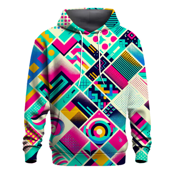 Flashy Retro Patterns Hoodie