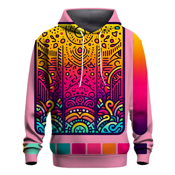 Bright Festival Gradient Hoodie
