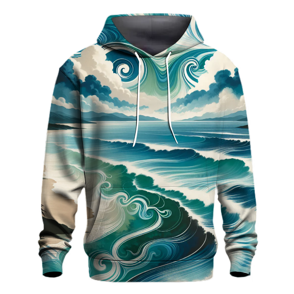Tropical Ocean Wave Hoodie