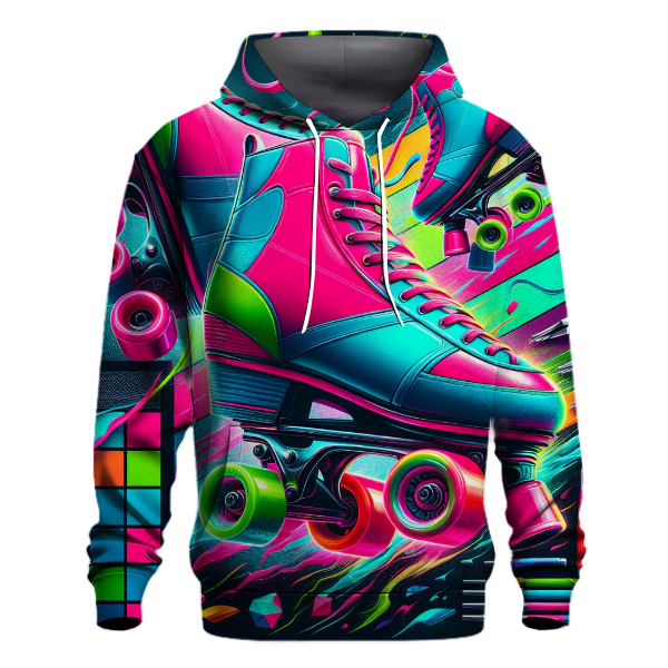 Radical Retro Roller Skates Hoodie