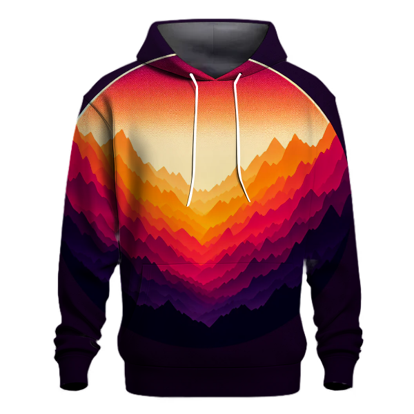 Sunset Mountain Peak Hoodie