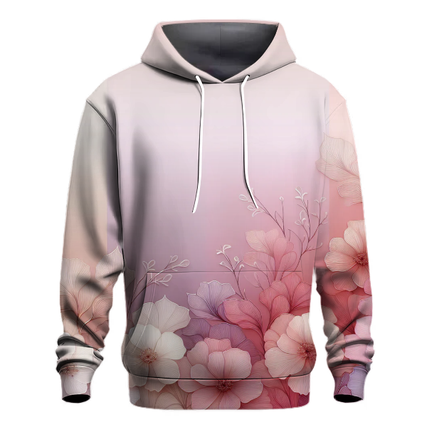 Blushing Petals Gradient Hoodie