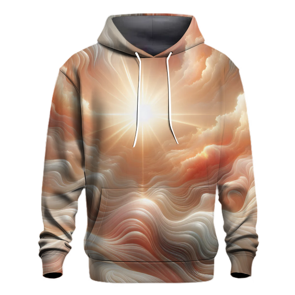 Peachy Sunrise Delight Hoodie