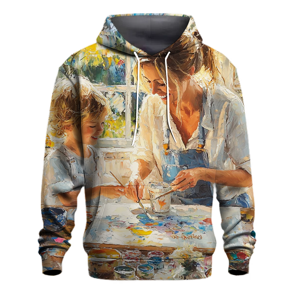 Artistic Connections Painting Together Hoodie