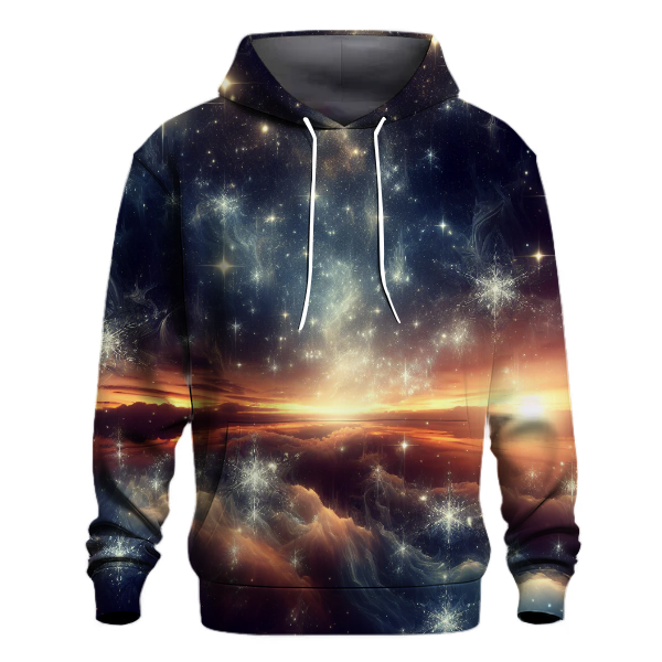 Celestial Snowflake Fantasy Hoodie