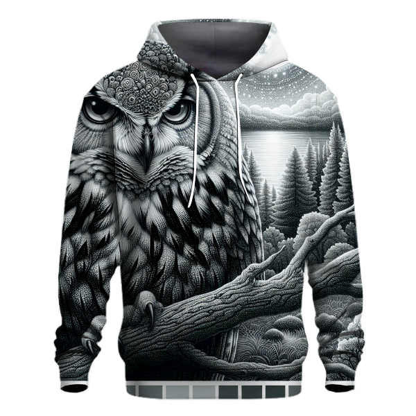 Mystical Owl Whisper Hoodie