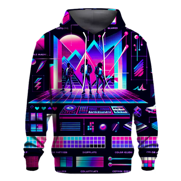 Futuristic Synth Dreams Hoodie